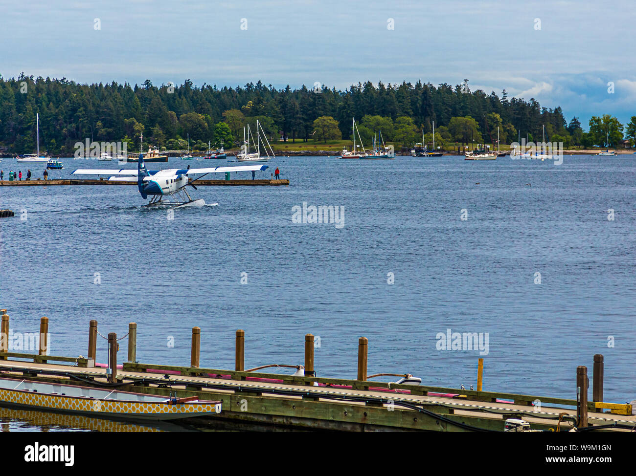 Porto aria idrovolanti di Nanaimo nella British Columbia, Canada Foto Stock