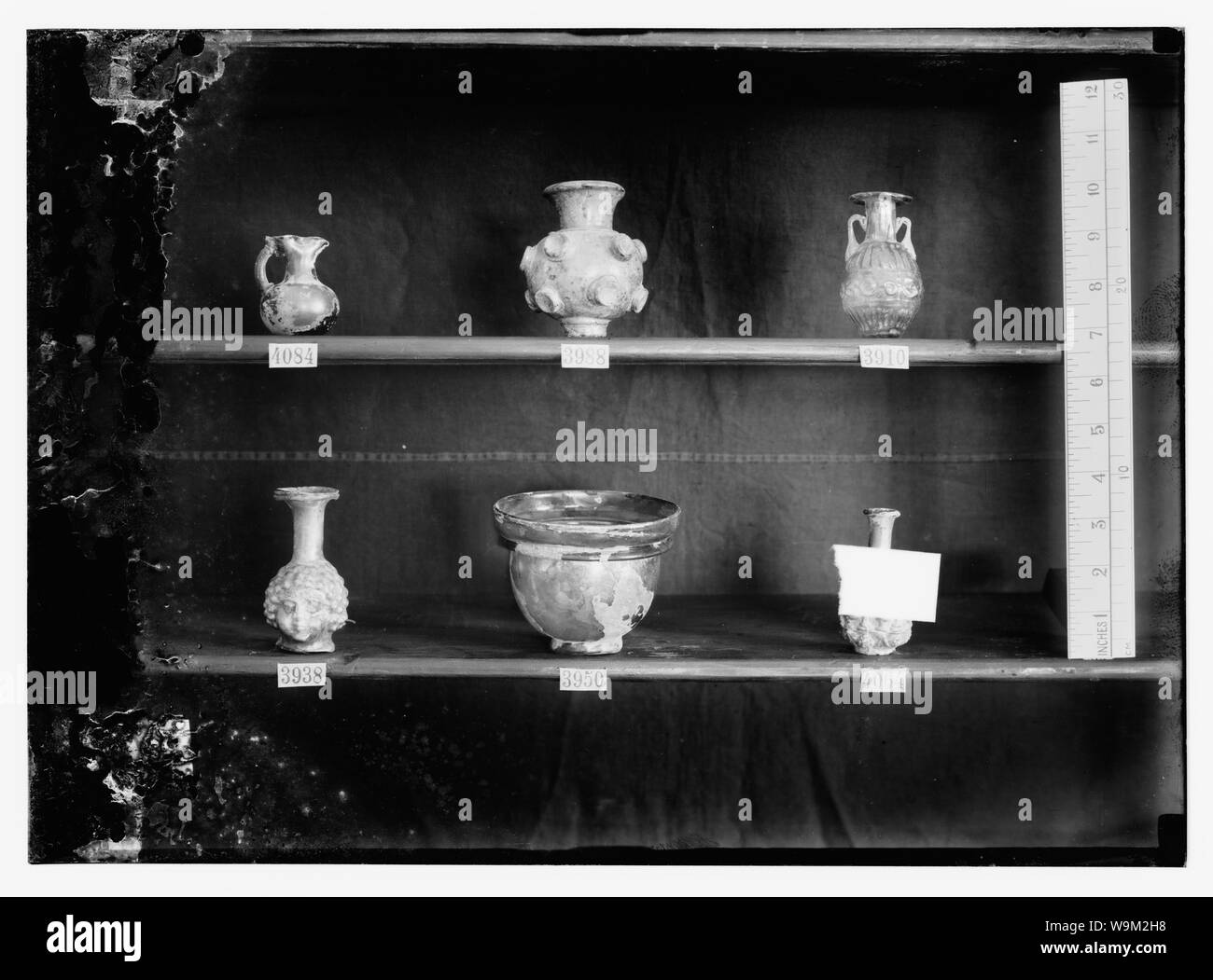 Vetro antico Foto Stock