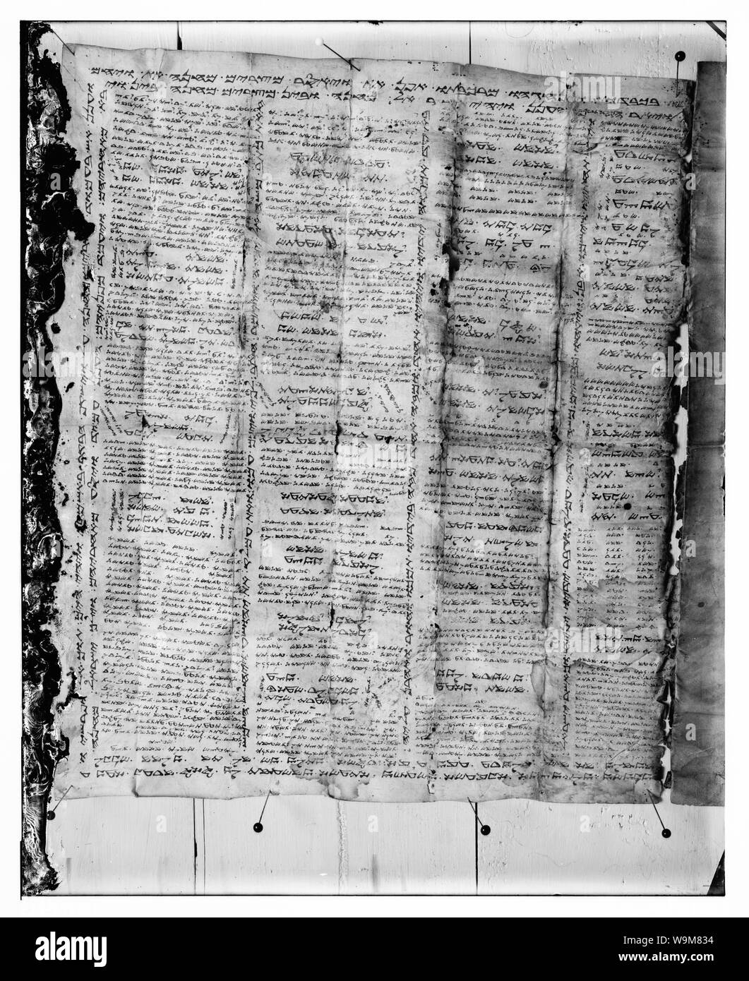 Documento arabo Foto Stock