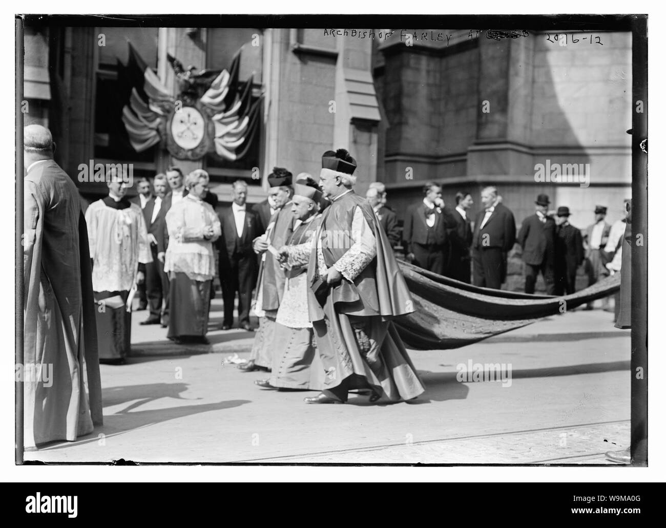 L Arcivescovo Farley presso San Pat della celebrazione Foto Stock