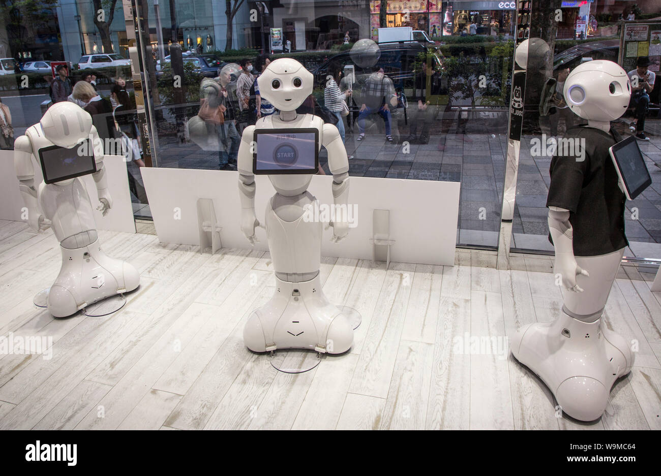 Soddisfare il pepe IL ROBOT A TOKYO , Giappone Foto Stock