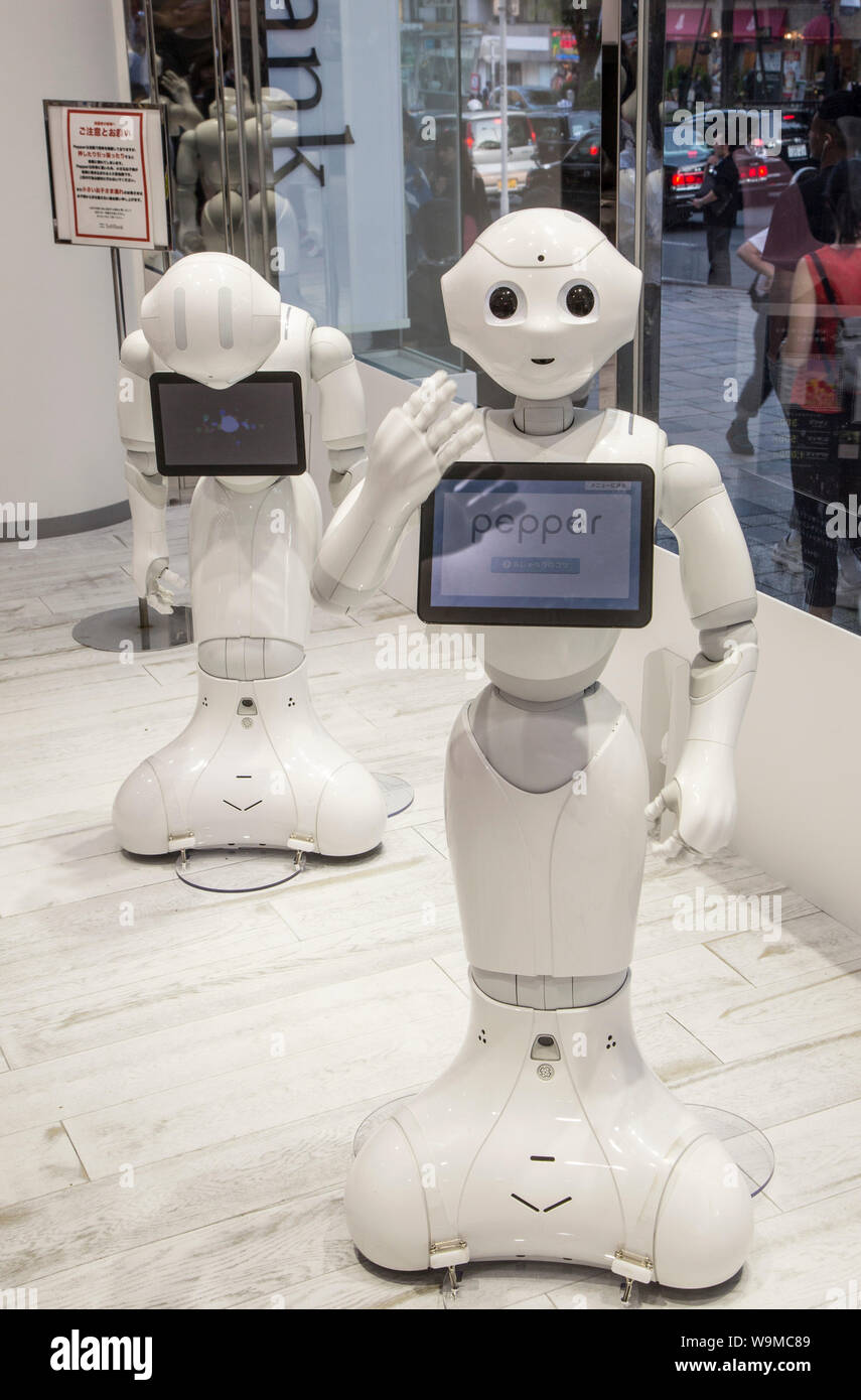 Soddisfare il pepe IL ROBOT A TOKYO , Giappone Foto Stock