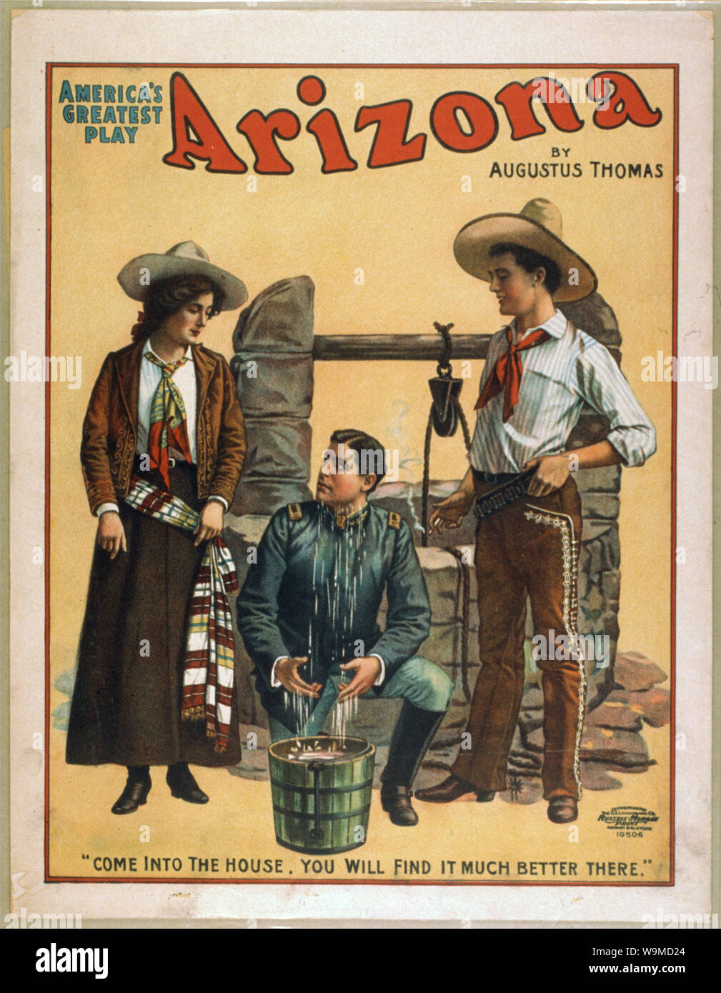 Arizona America del più grande gioco. Riassunto: 1 stampa : Litografia a colori ; foglio 46 x 36 cm. (Formato poster) Foto Stock