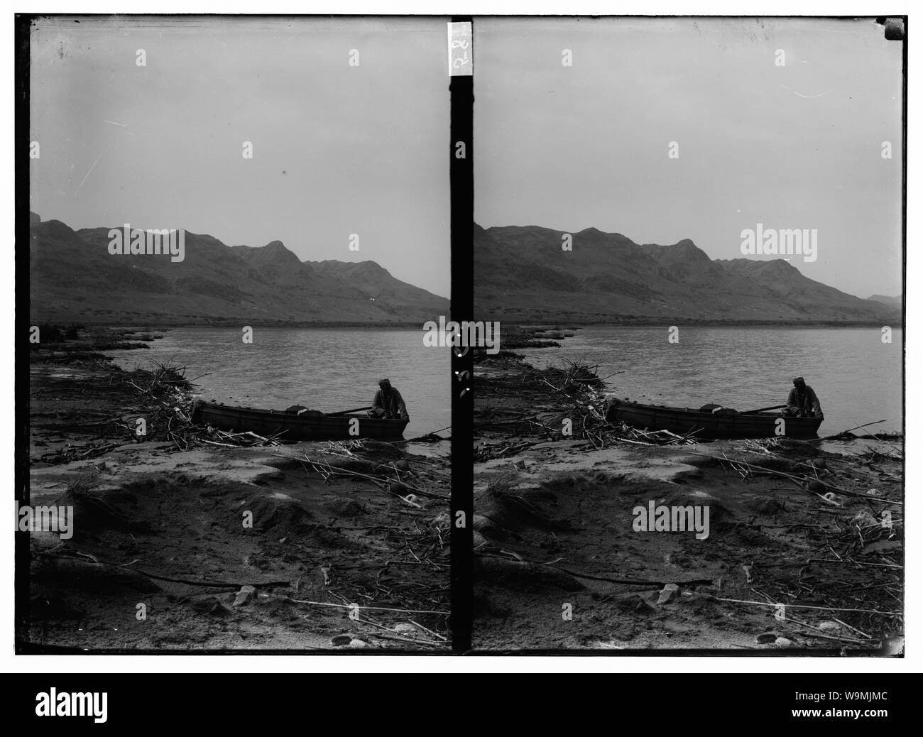 Intorno al Mar Morto. La costa vicino a Ghor Es-Safieh Foto Stock