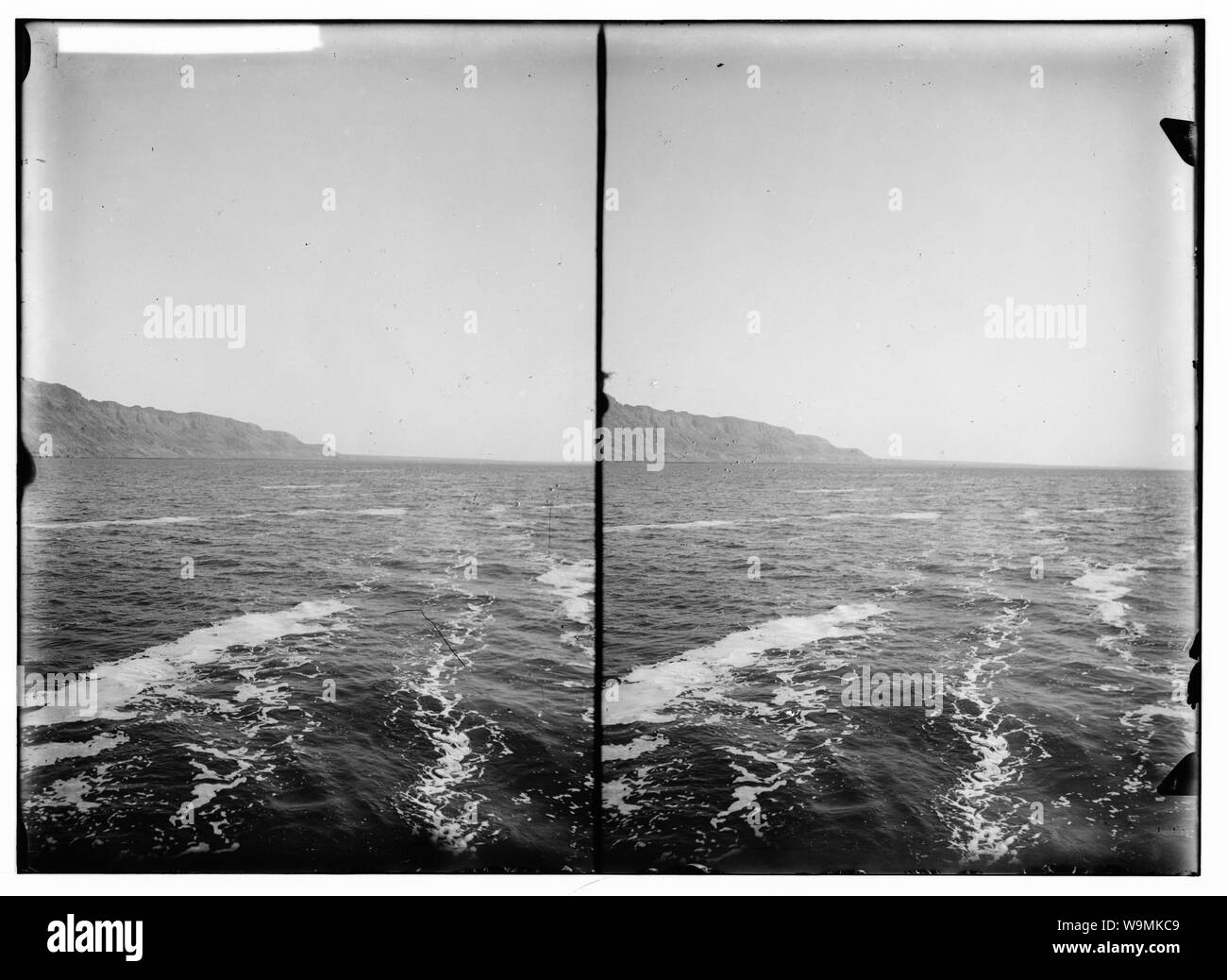 Intorno al Mar Morto. Le strisce di gomma espansa Foto Stock