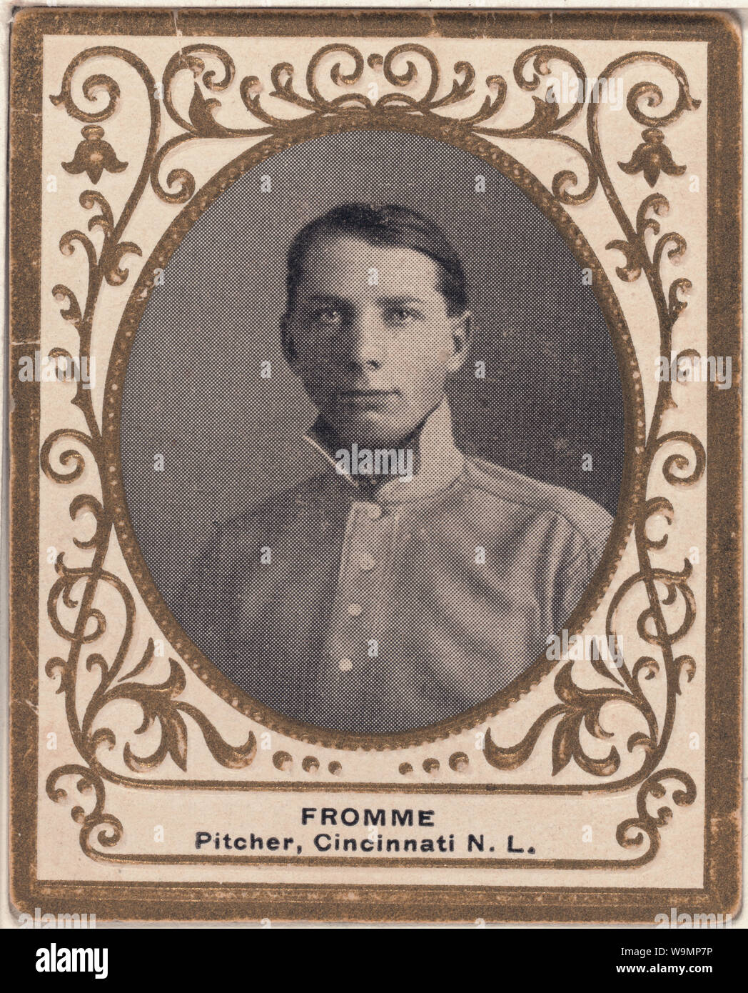 Arte Fromme, Cincinnati Reds, baseball card ritratto Foto Stock