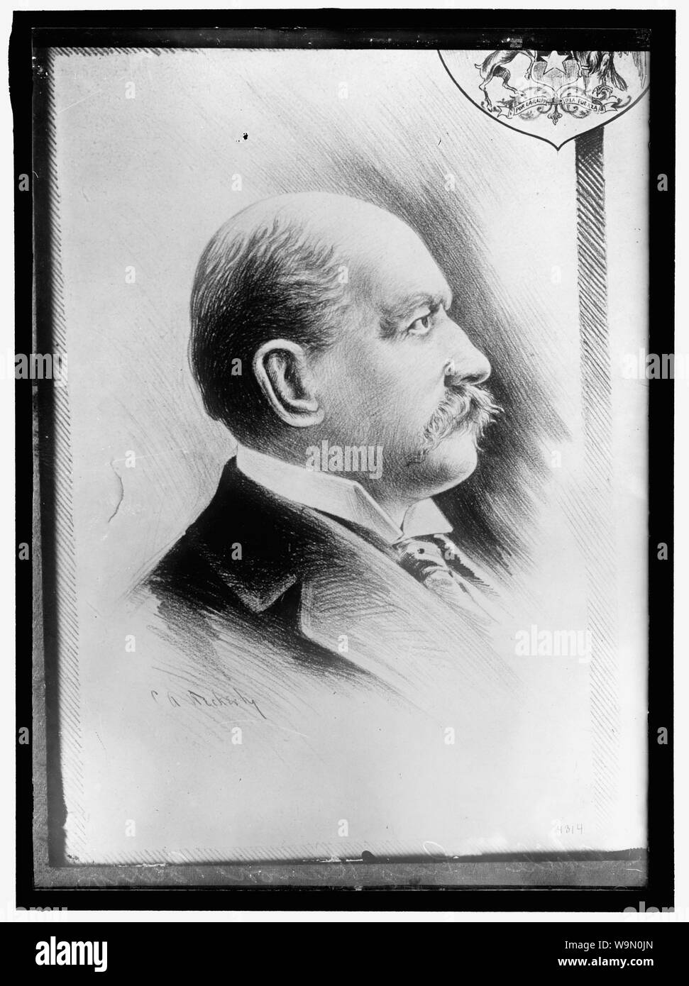 BARROS, LUCO RAMON. Presidente della Repubblica del Cile Foto Stock