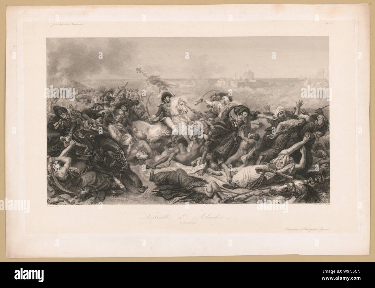 Bataille d'Aboukir Foto Stock