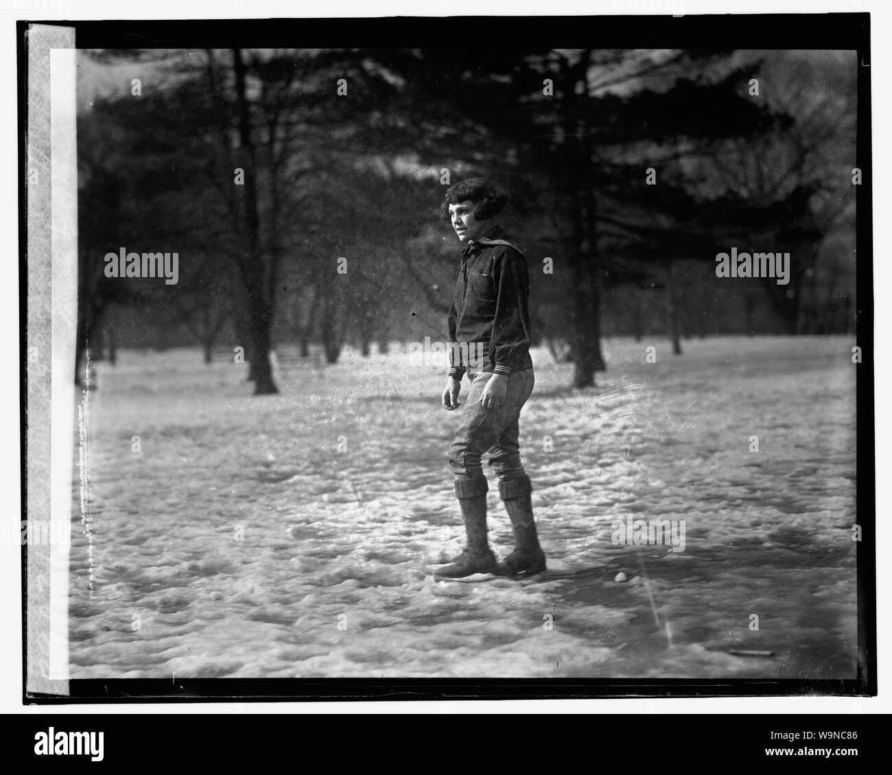 Beatrice Tyler, aumentato da Santa Fe, N.M., 2600 miglia, 1/16/26 Foto Stock