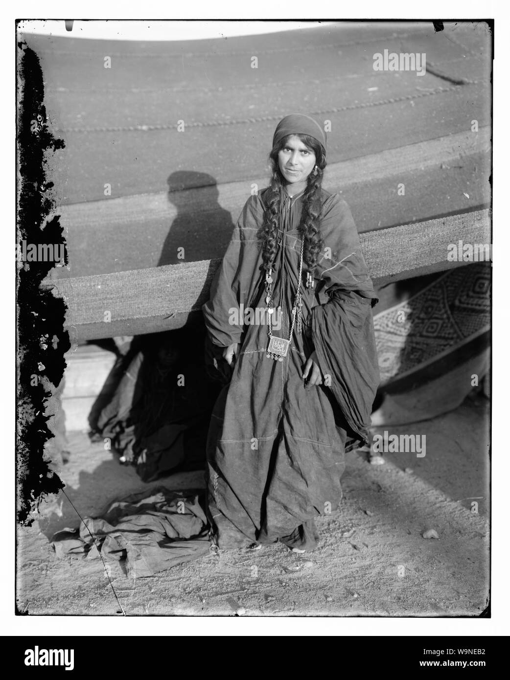 Donna beduina Foto Stock