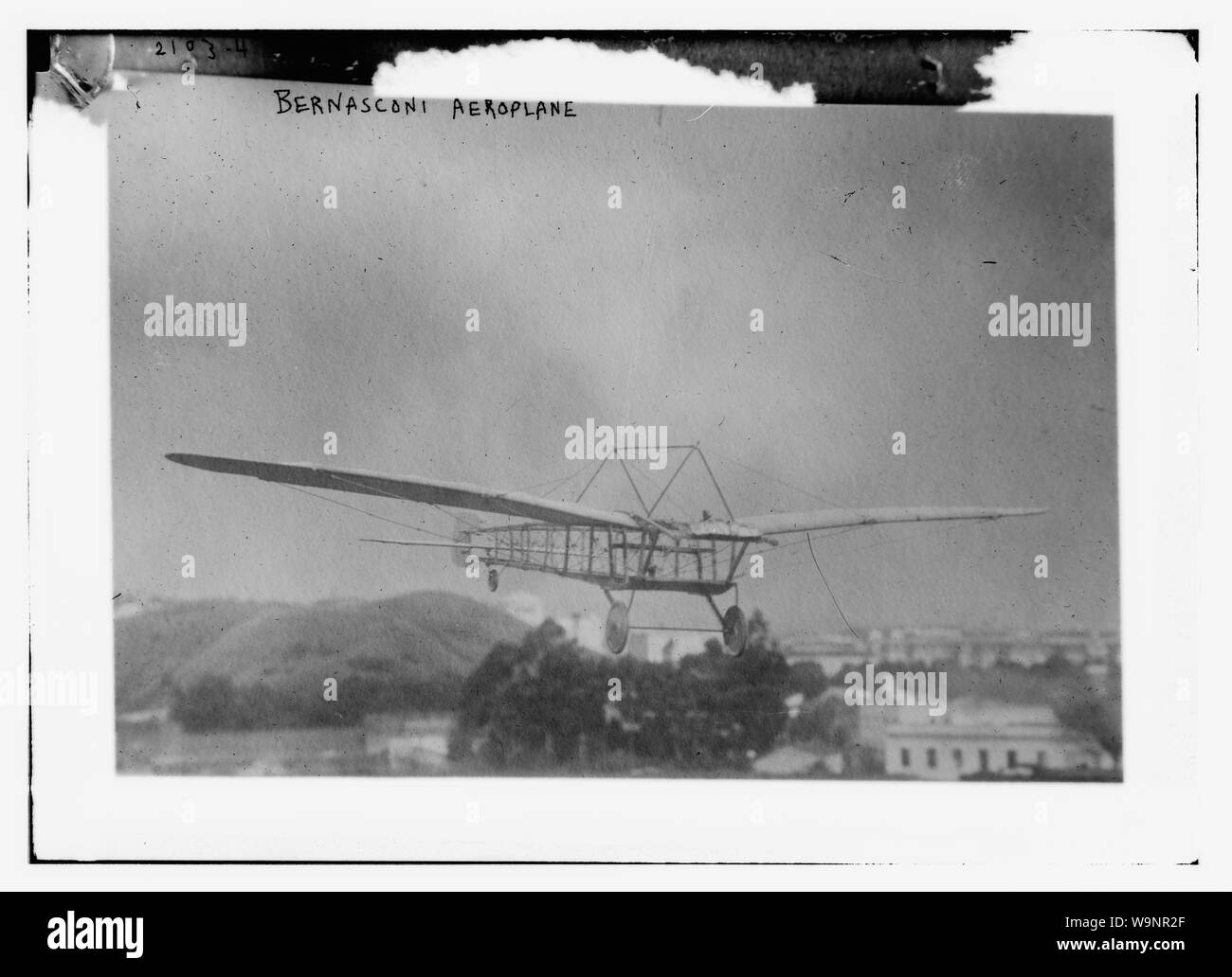 Bernasconi in aereo Foto Stock