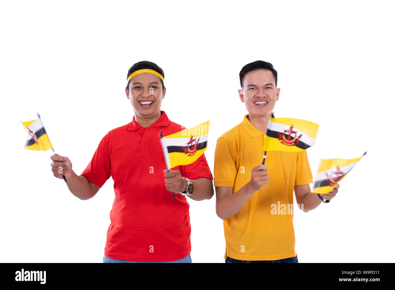 Sostenitore del Brunei squadra nazionale Foto Stock
