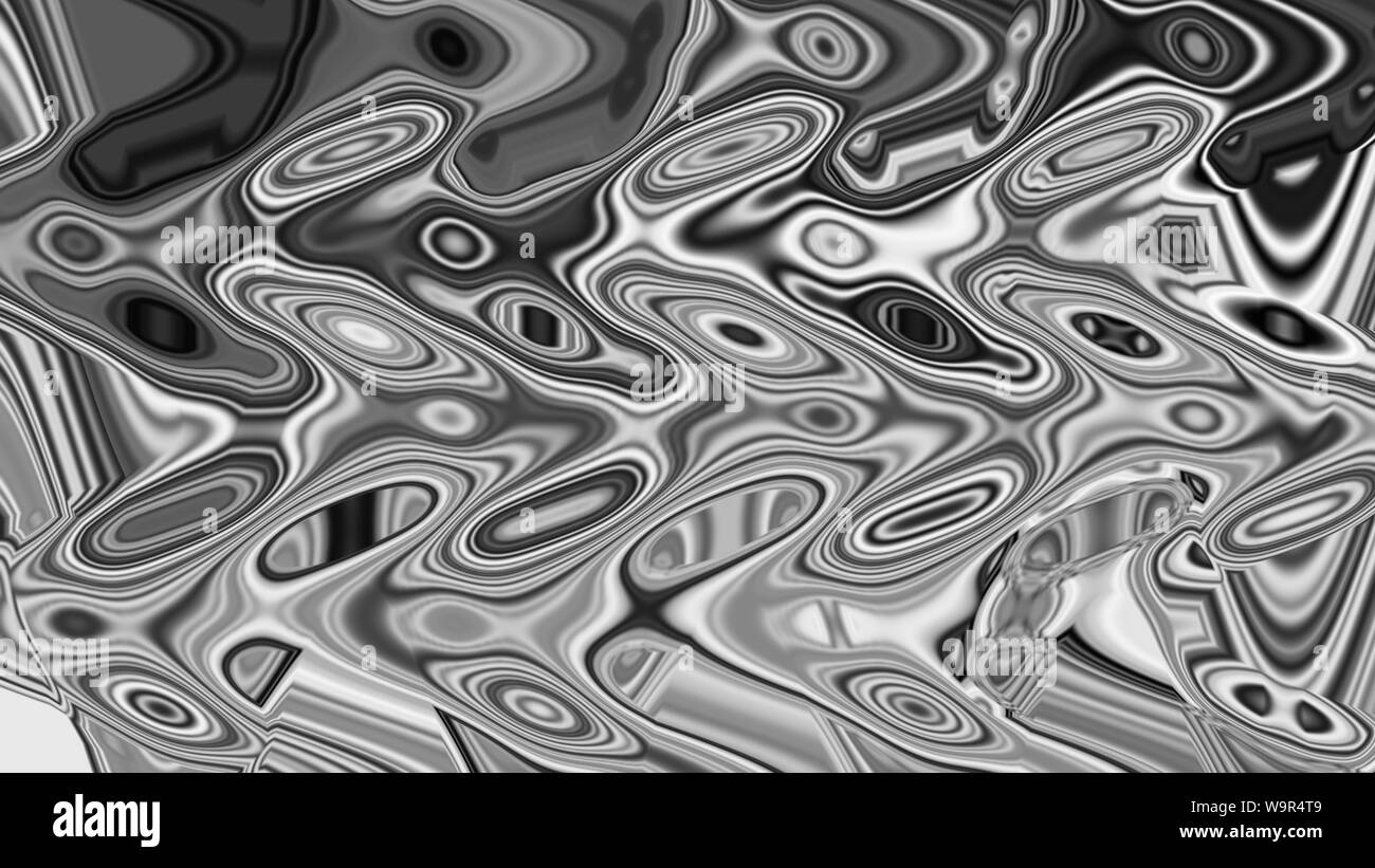 Bianco e nero bella inchiostro liquido background. pattern wallpaper Foto Stock