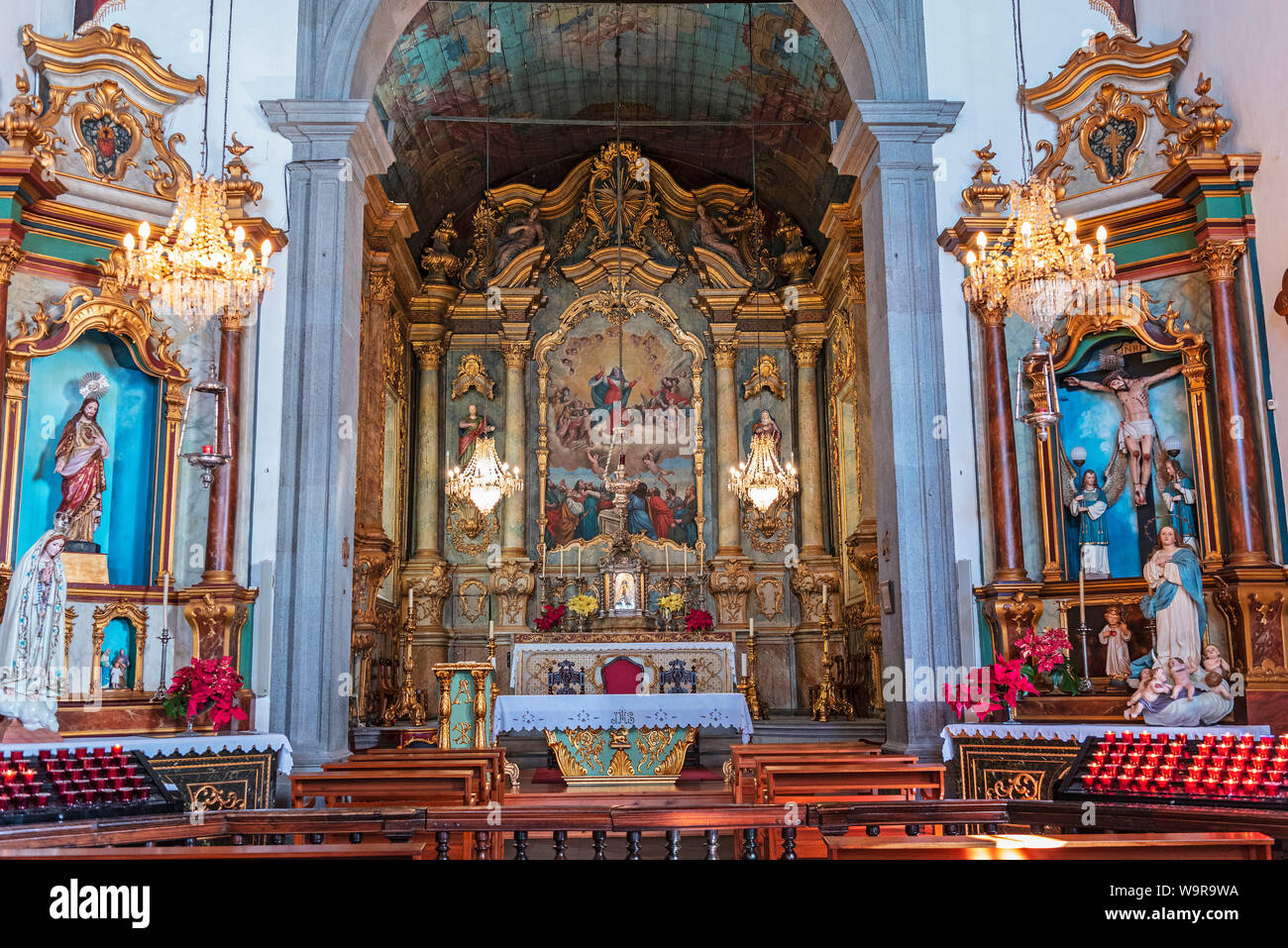 Chiesa di pellegrinaggio, Monte, Madeira, Portogallo Foto Stock