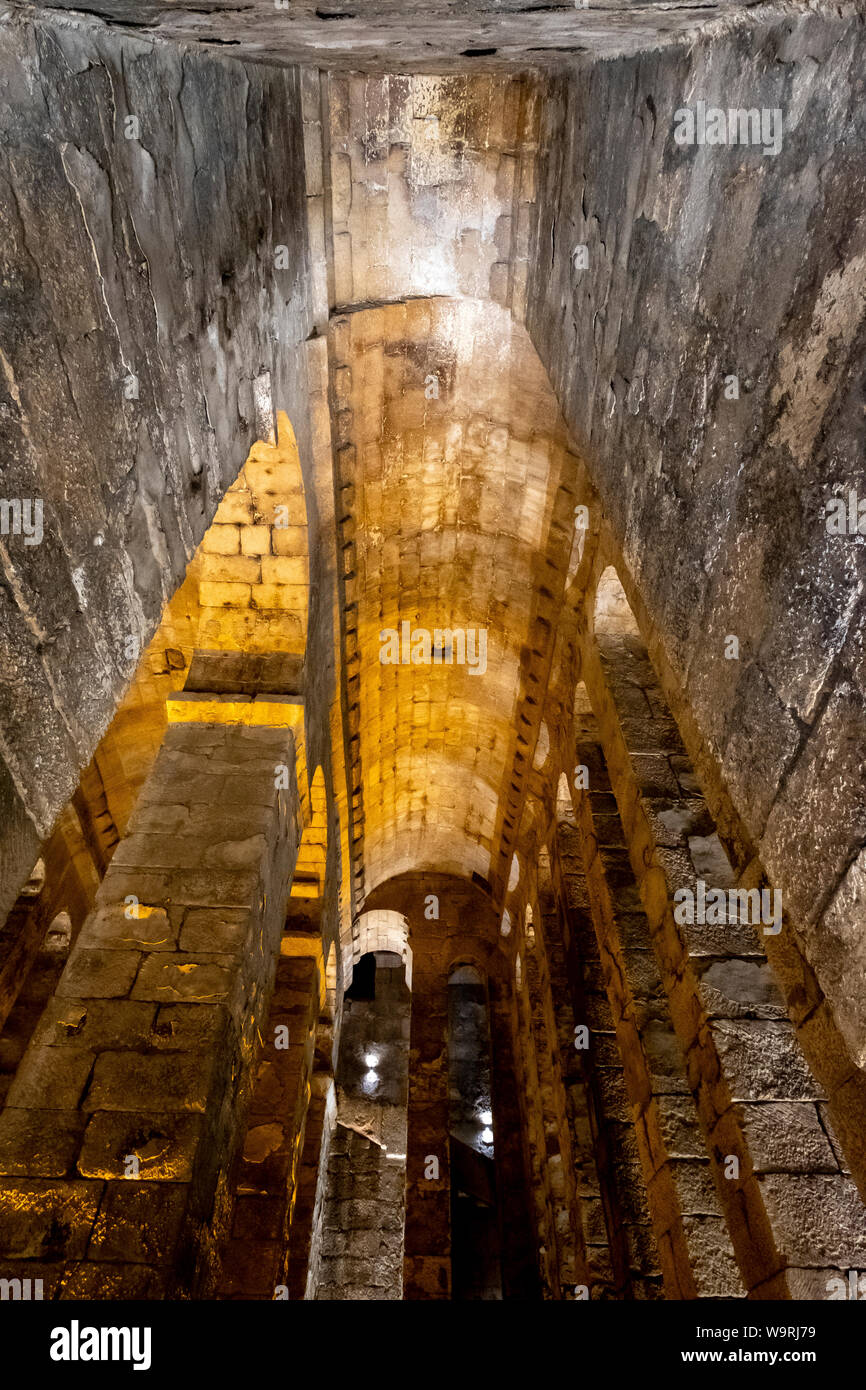 Prigione di Dara antica città di Mardin, Turchia. Foto Stock