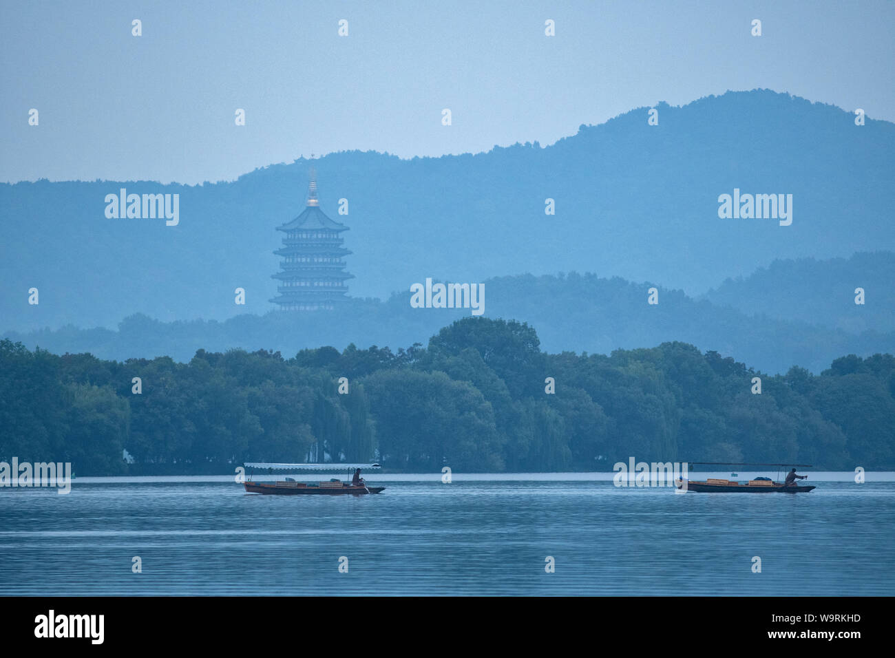 Asia, Cina, cinese repubblica popolare, Hangzhou, West Lake.Caption locale *** Foto Stock