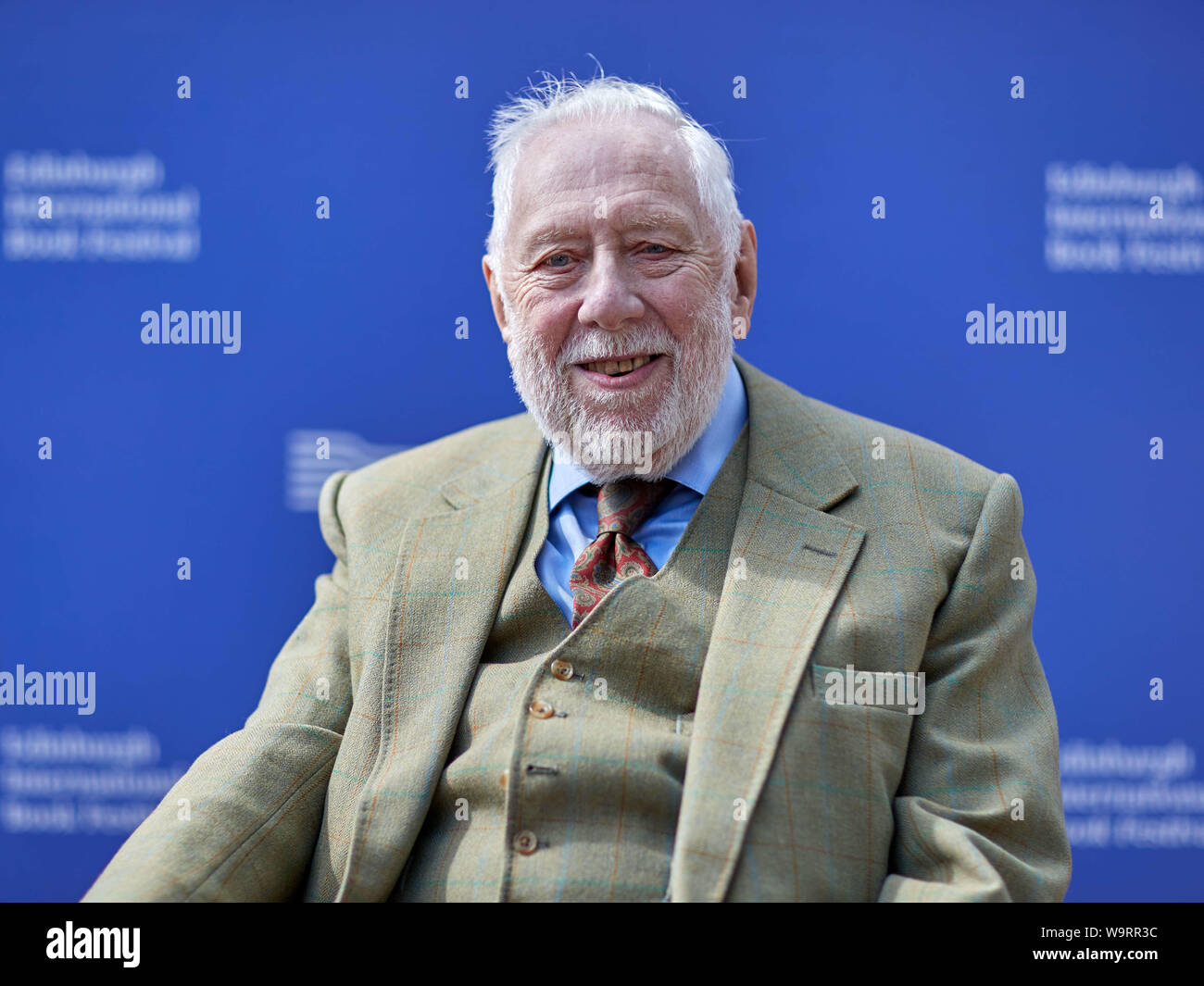 Edimburgo, Scozia, Regno Unito, 15 agosto 2019. Edinburgh International Book Festival. Foto chiamata: Roy Hattersley. Il credito Andrew Eaton/Alamy Foto Stock