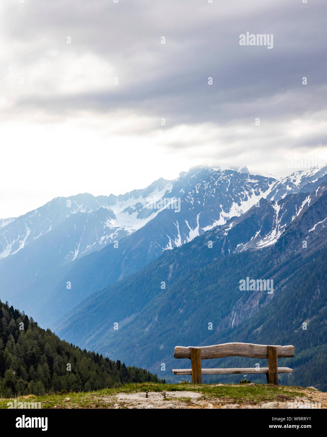 Paesaggio vicino Staller sella, Alti Tauri, Tirolo orientale, Austria Foto Stock