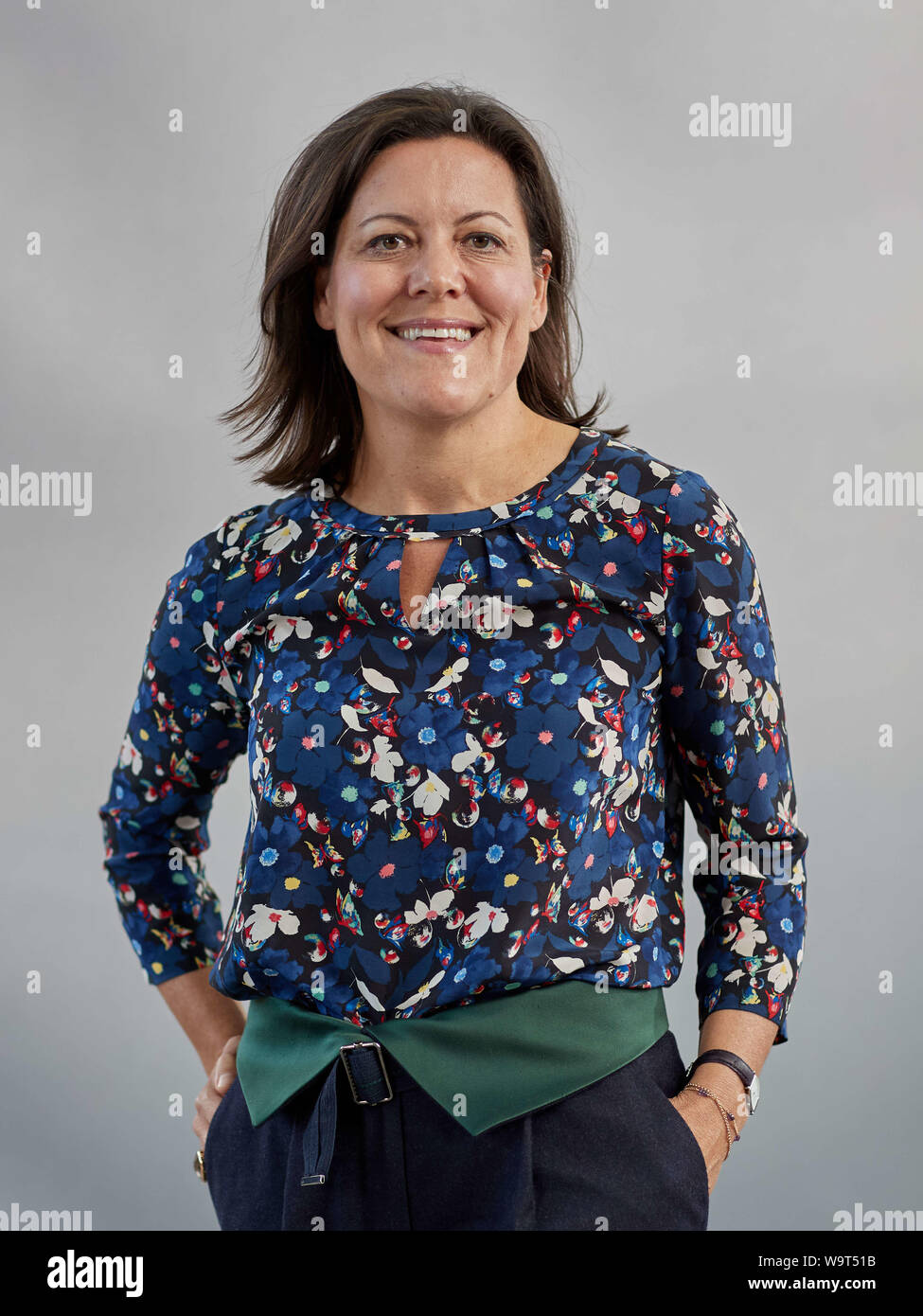 Edimburgo, Scozia, Regno Unito, 15 agosto 2019. Edinburgh International Book Festival. Foto chiamata: Anna Pasternak. Il credito Andrew Eaton/Alamy Foto Stock