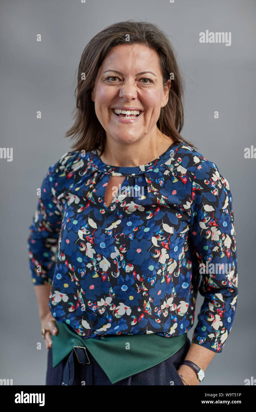 Edimburgo, Scozia, Regno Unito, 15 agosto 2019. Edinburgh International Book Festival. Foto chiamata: Anna Pasternak. Il credito Andrew Eaton/Alamy Foto Stock