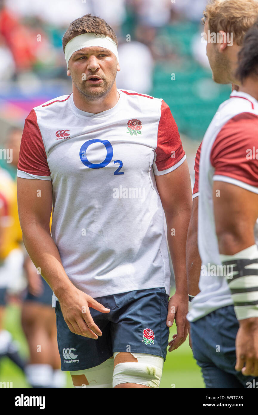 2Twickenham, Surrey, Coppa del mondo, la domenica, Domenica 11/08/2019 2019 World Cup, Warm up match, Quilter internazionali, Inghilterra vs Galles, all'RFU Stadium Foto Stock