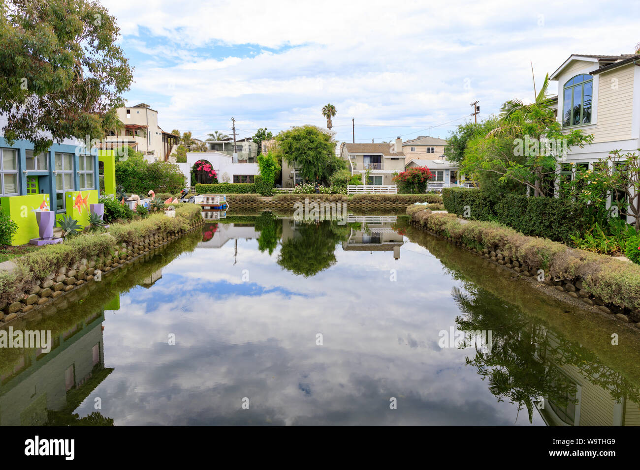 Vista dei canali di Venezia in CA, US Foto Stock