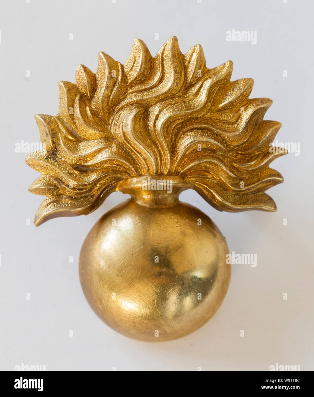 Vintage British Grenadier guardie cappello militare badge Foto Stock