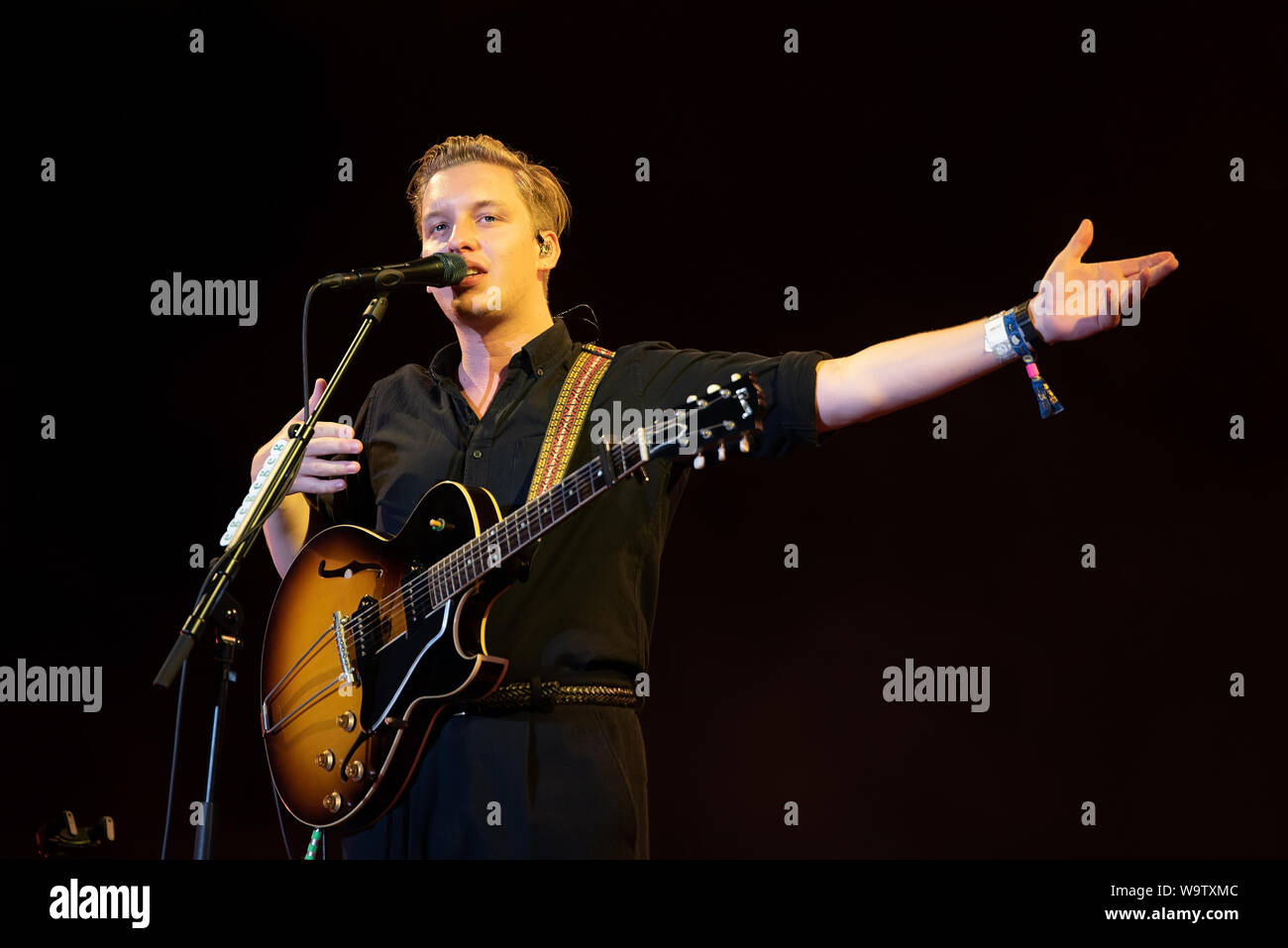 BENICASSIM, SPAGNA - LUGLIO 21: George Ezra (band indie pop) si esibirà in concerto al Festival FIB (Festival Internacional de Benicassim) il 21 luglio 2019 in Foto Stock