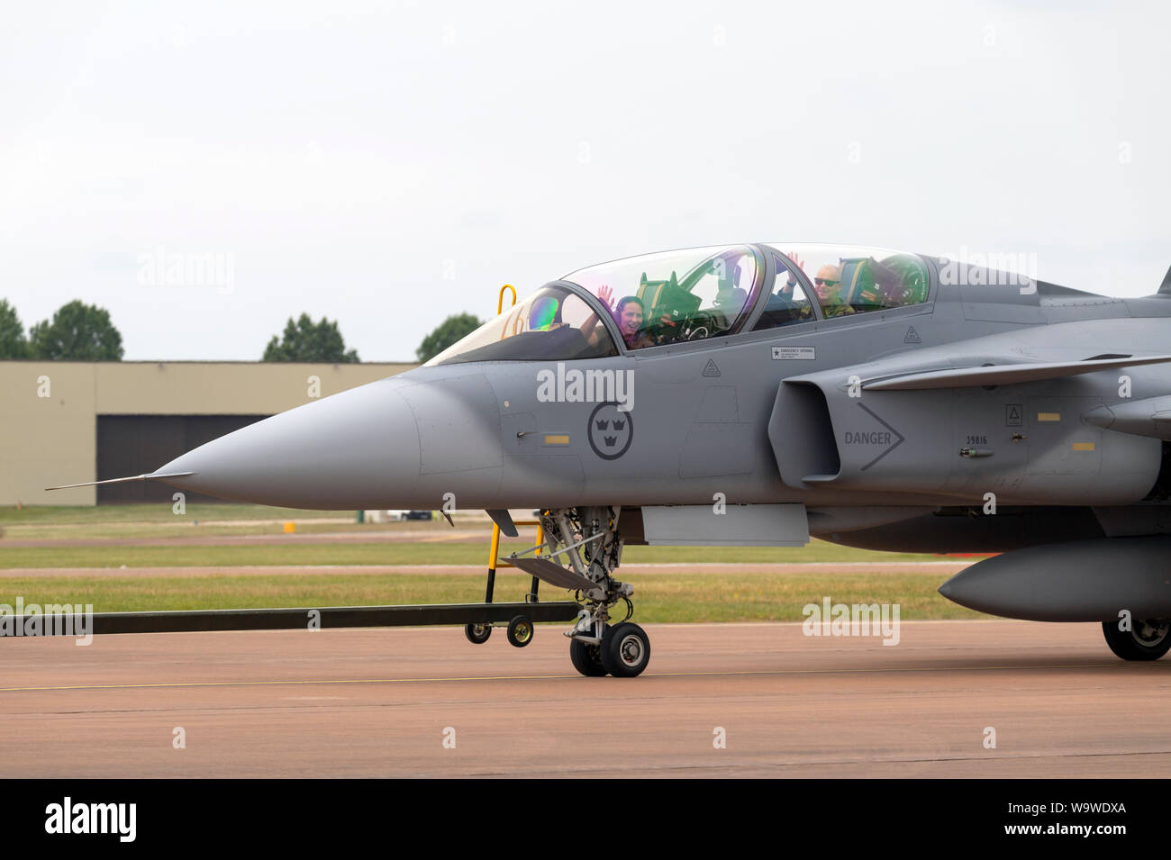 SAAB JAS 39C Gripen presso il Royal International Air Tattoo 2019 Foto Stock