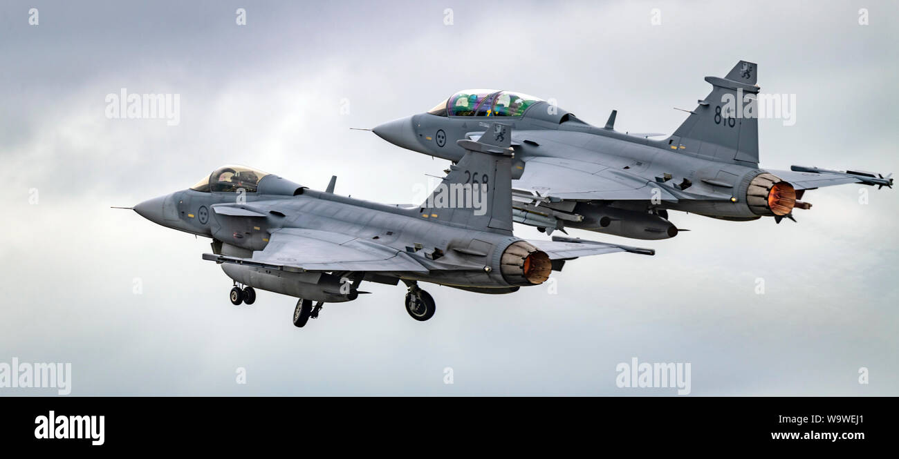 SAAB JAS 39C Gripen presso il Royal International Air Tattoo 2019 Foto Stock