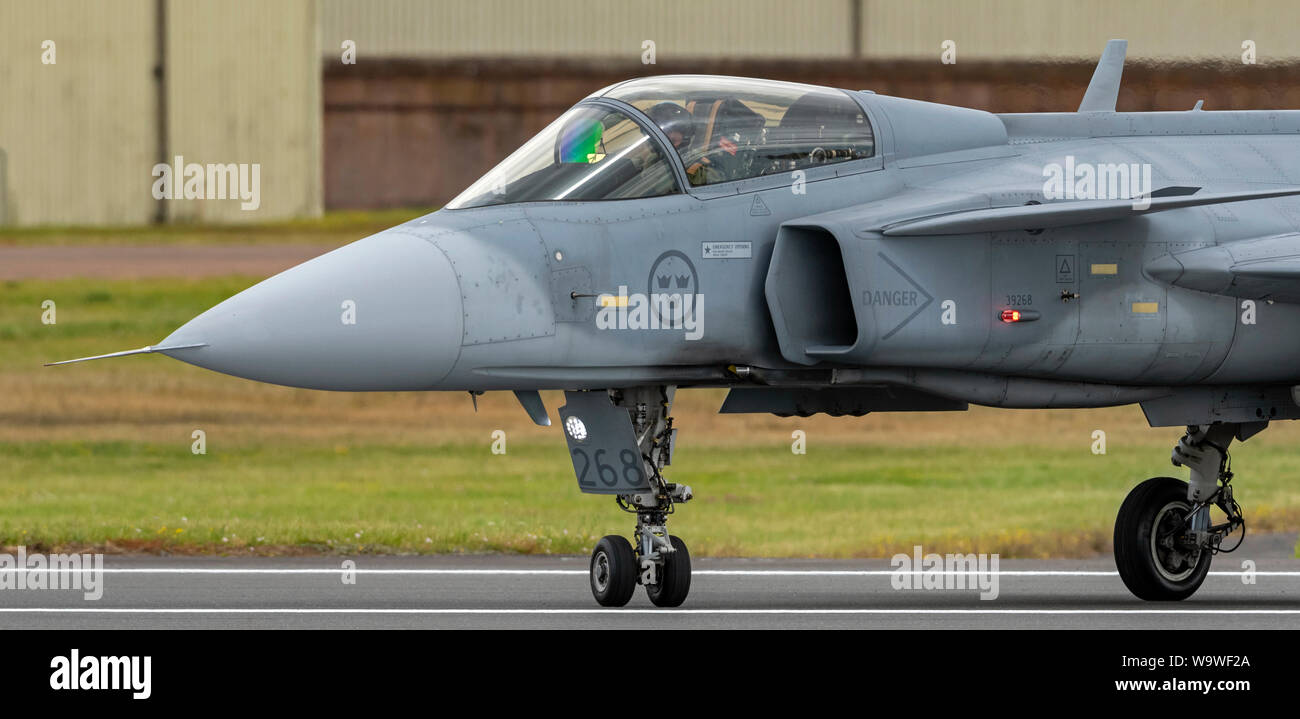 SAAB JAS 39C Gripen presso il Royal International Air Tattoo 2019 Foto Stock