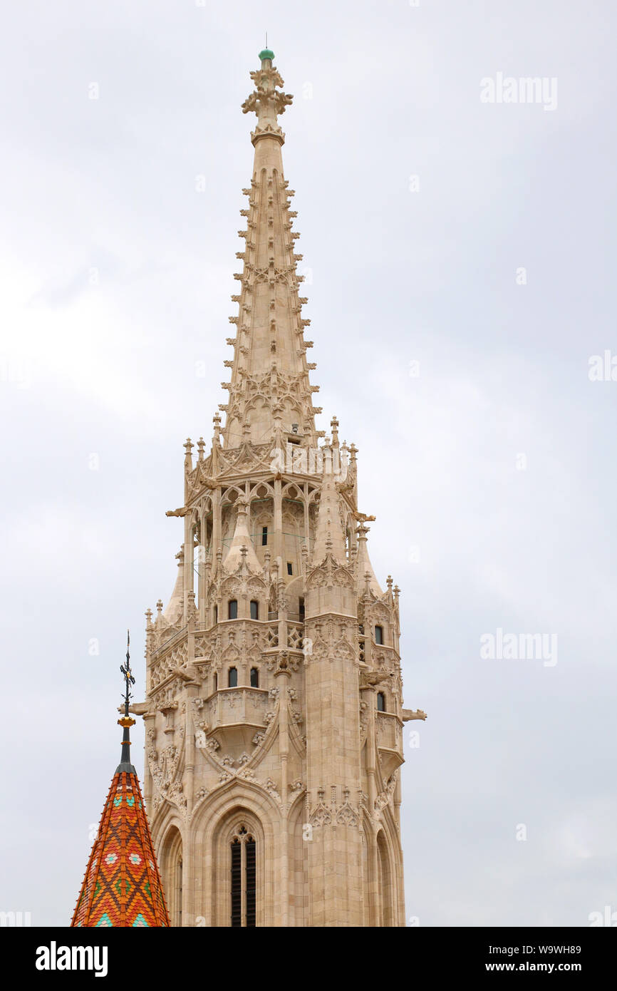 La Chiesa di San Mattia, Budapest, Ungheria (Mátyás-templom) Foto Stock