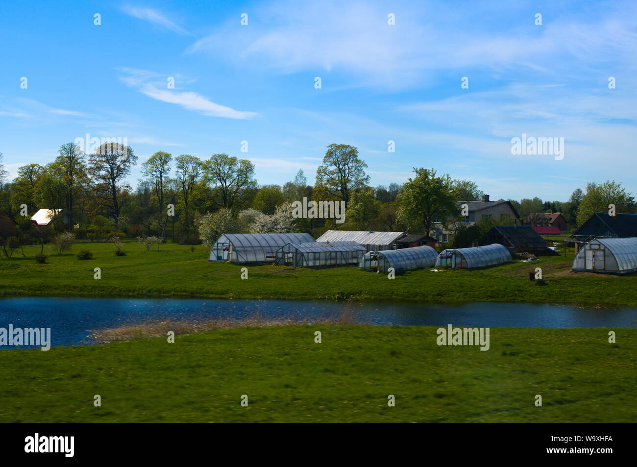 Terreni agricoli in Riga, Lettonia Foto Stock