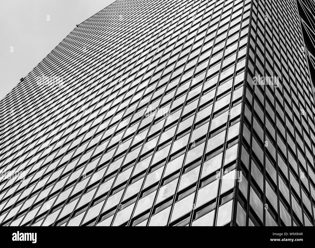 Moderno edificio a Tokyo. Le linee rette nella struttura. Foto Stock