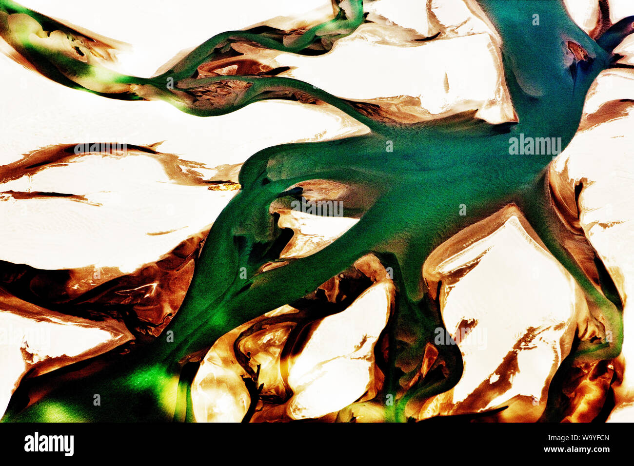 Il yarlung zangbo river Foto Stock