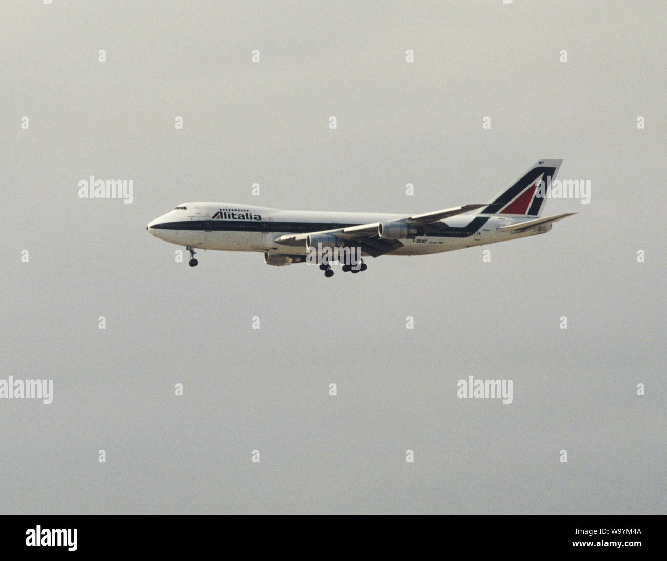 BOEING 747 aereo jet sul modo di terra Foto Stock