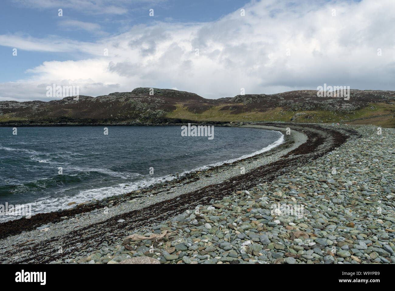 Inishbofin è una piccola isola al largo della costa del Connemara, nella contea di Galway, Irlanda. Inishbofin ha circa 180 abitanti ed è una meta turistica molto destin Foto Stock