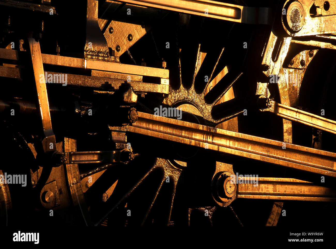 B1 61306 riflessi sul passo durante la ELRs gala di vapore Foto Stock