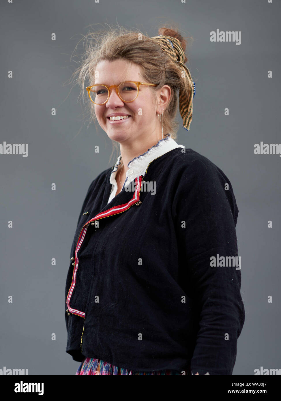 Edimburgo, Scozia, Regno Unito, 16 agosto 2019. Edinburgh International Book Festival. Foto chiamata: Jessie Greengrass. Il credito Andrew Eaton/Alamy Foto Stock