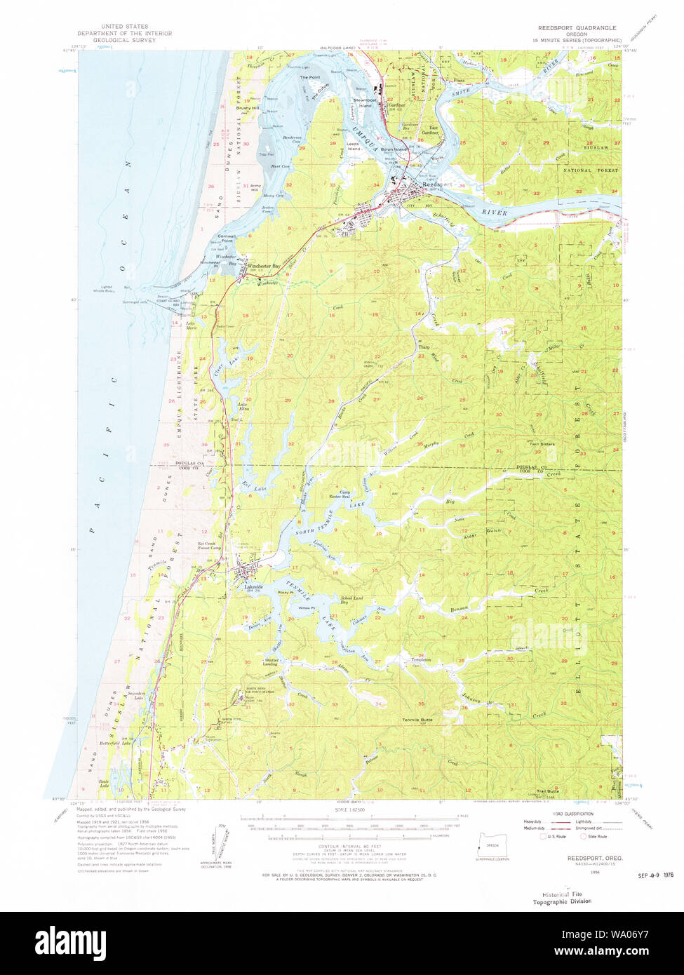 Mappa reedsport immagini e fotografie stock ad alta risoluzione Alamy