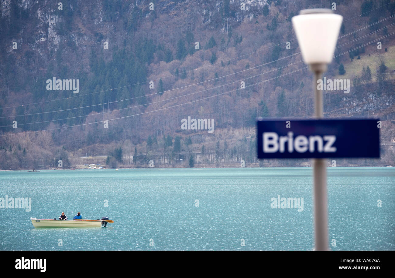 Herbst, Ufer, Brienzersee, Schweiz, 30056638.Caption locale *** Foto Stock