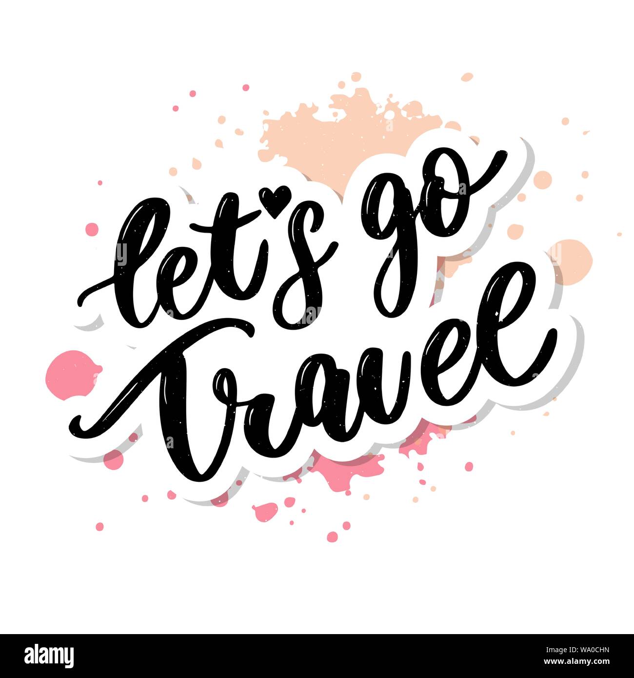 Set da viaggio icone. Caratteri scritti a mano. L'etichetta illustrazione vettoriale Illustrazione Vettoriale