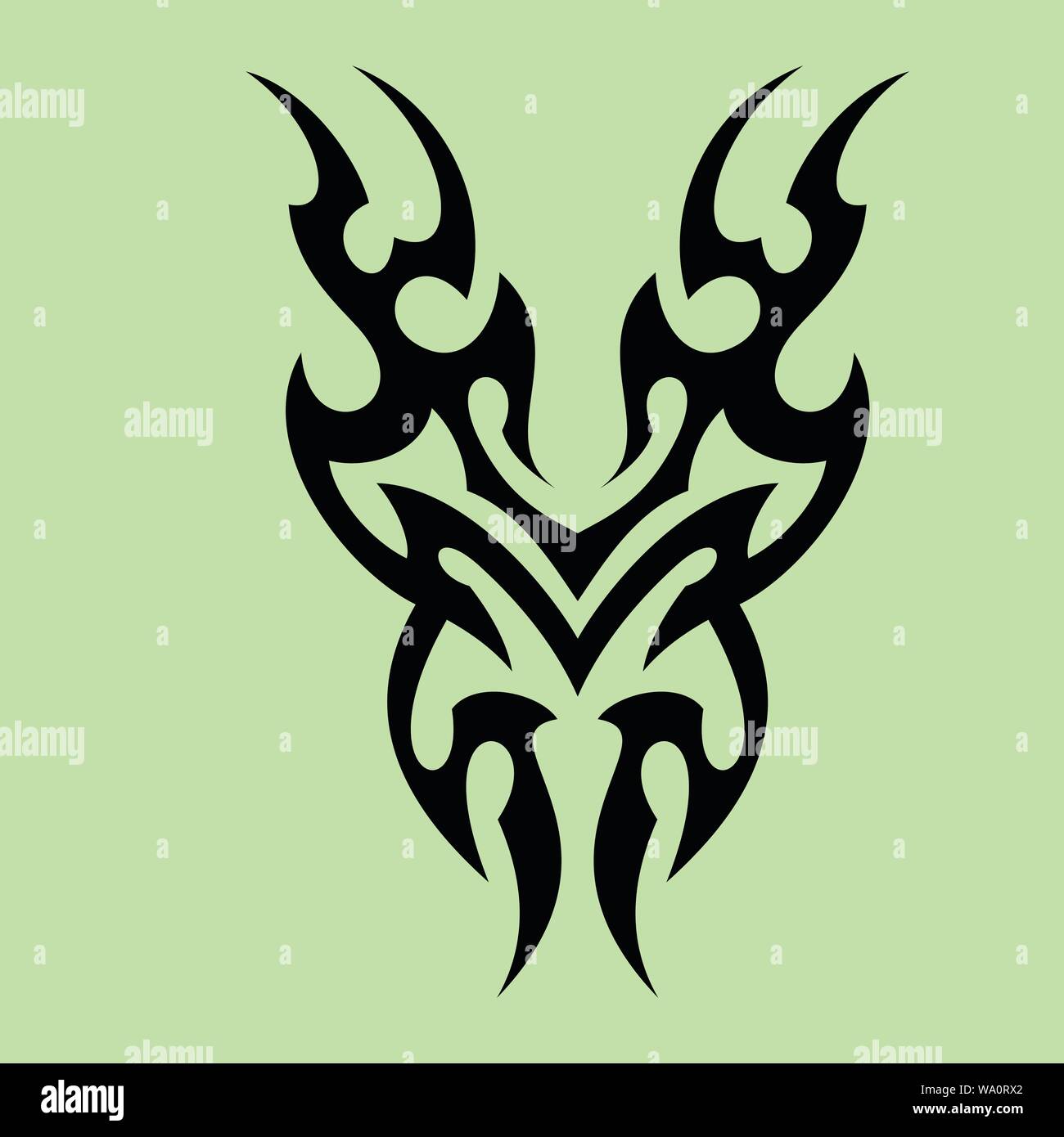 Tatuaggi tribal design vettoriali Illustrazione Vettoriale