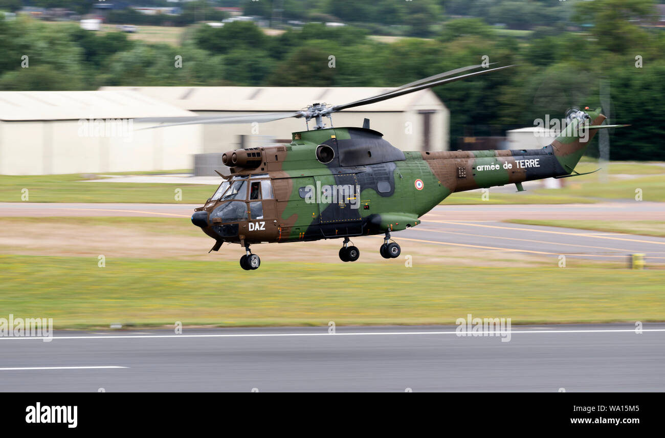 Armée de Terre, Puma S330B presso il Royal International Air Tattoo 2019 Foto Stock