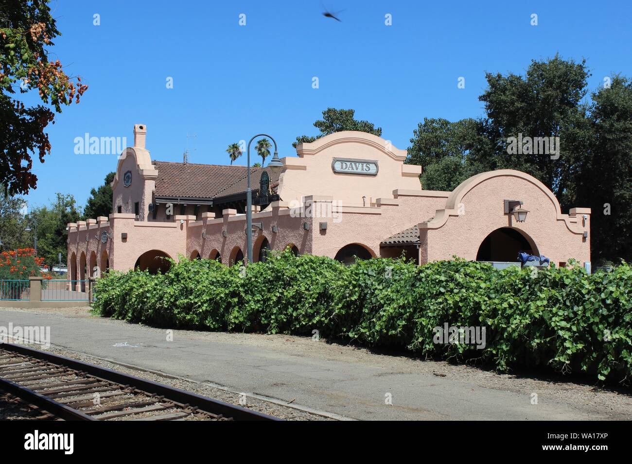 Oceano Pacifico meridionale Depot, Davis, California Foto Stock