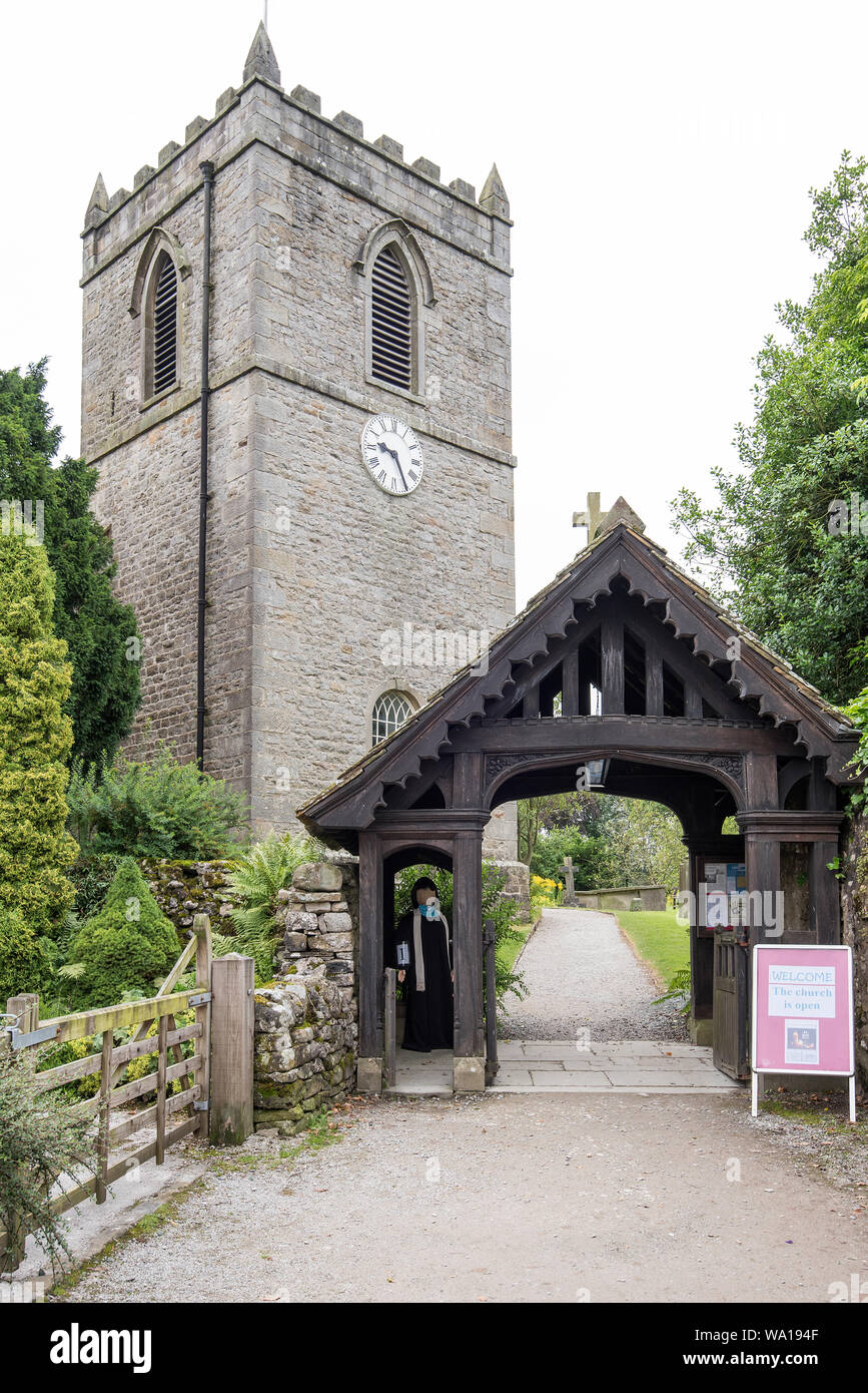 Kettlewell Spaventapasseri Festival Foto Stock