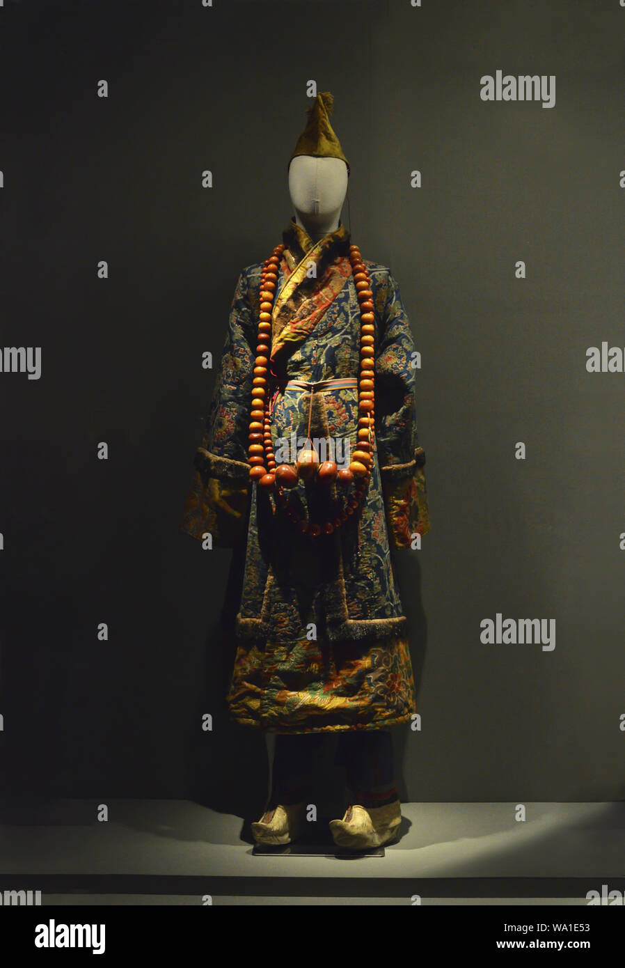 Tibetano abbigliamento nobile Foto Stock