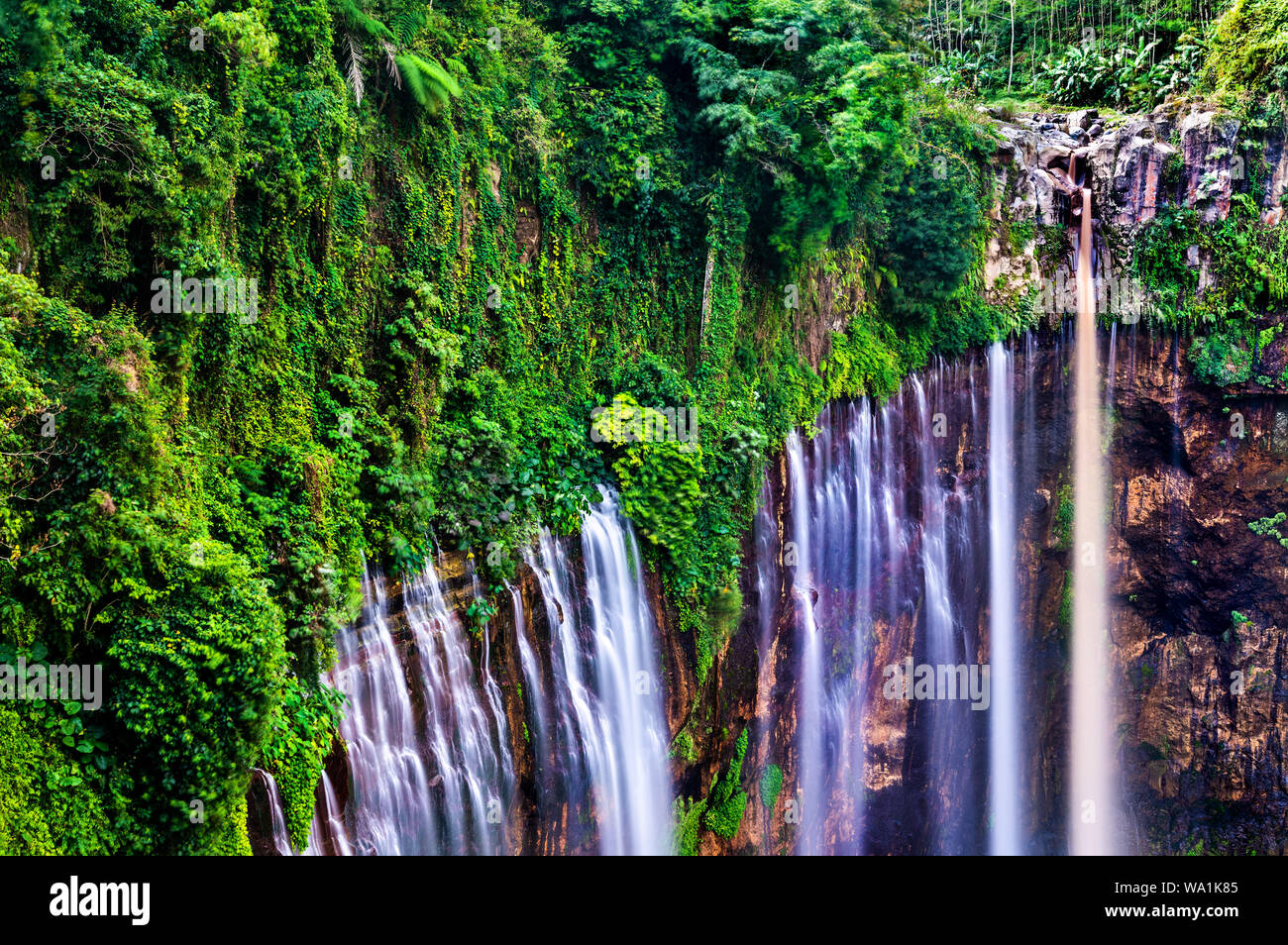 Tumpak Sewu cascate in East Java, Indonesia Foto Stock