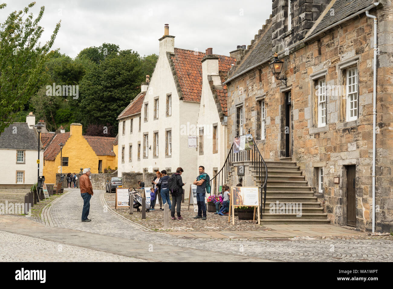 Townhouse, Culross, Fife, Scozia, Regno Unito Foto Stock