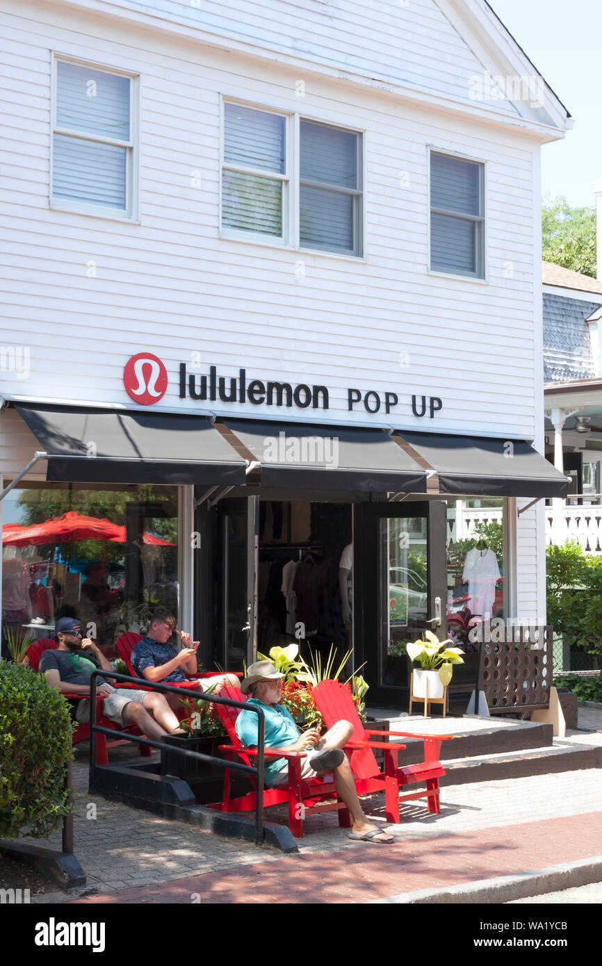 Lululemon Pop Up Store Foto Stock